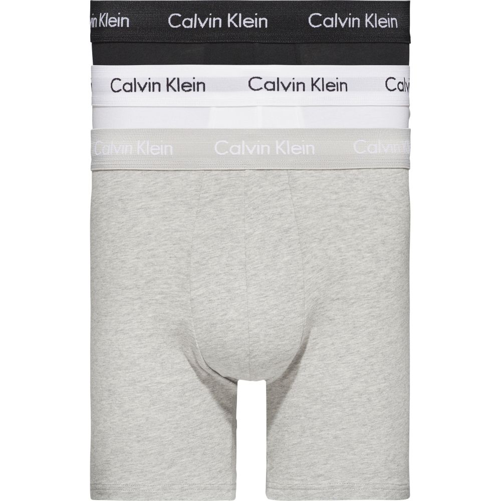 Calvin Klein Ondergoed 3Pack Boxer Cotton Stretch Zwart Wit Mix