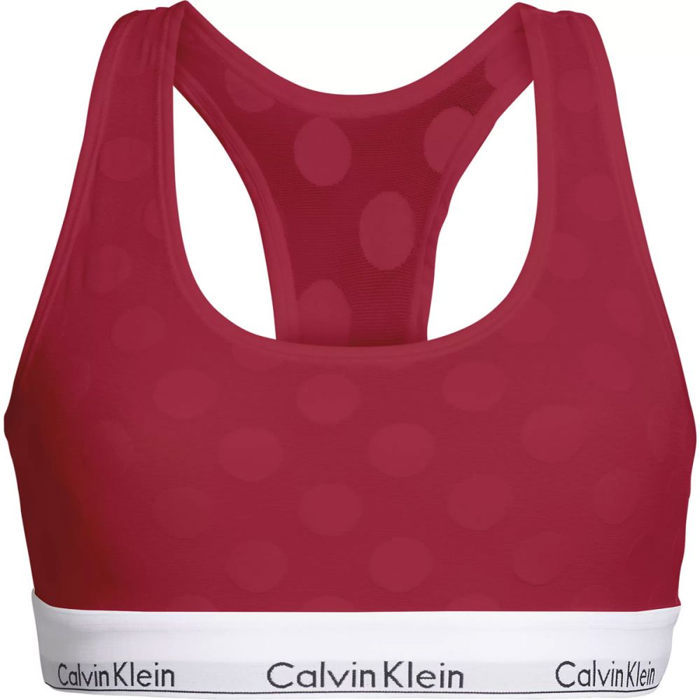 Calvin Klein Dames UNLINED BRALETTE ROUGE