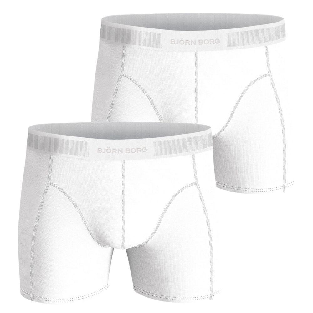 Bjorn Borg Heren Boxershorts 2Pack Premium Cotton Stretch Black MP001