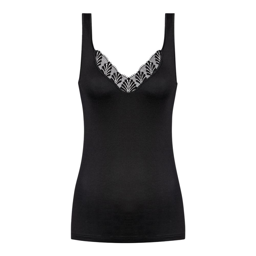 MEY Dames Emotion Elegance Hemd Top Zwart 1110028