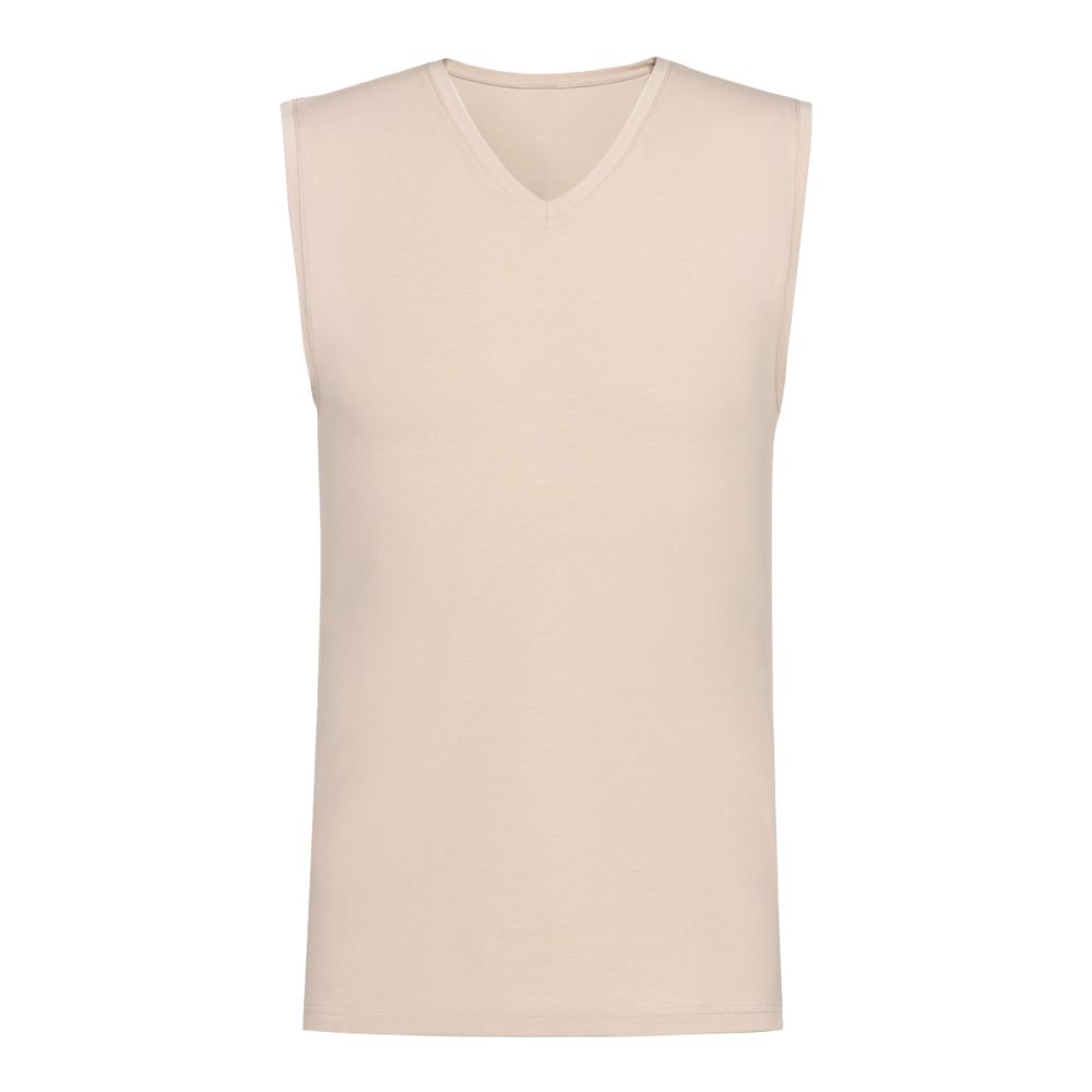 MEY Heren Tanktop Muskel Shirt Comfort Cotton Nude 2110000