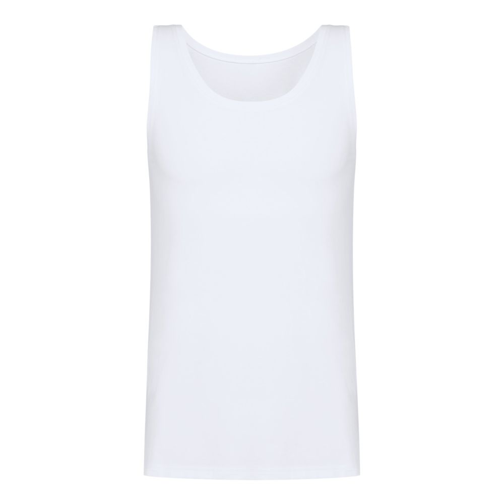 MEY Heren Tanktop Muskel Shirt Comfort Cotton Wit 35005