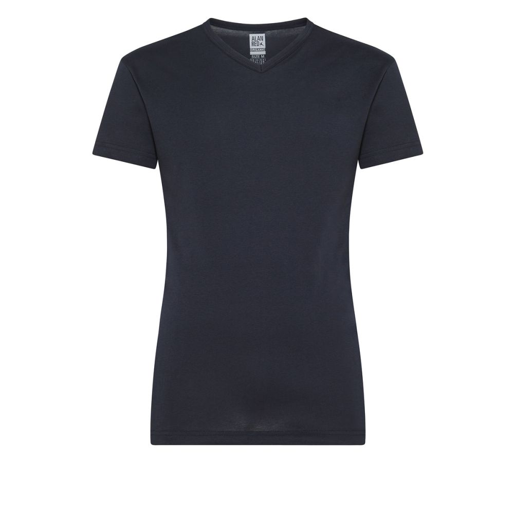 Alan Red V-Shirt Organic Vancouver 2Pack Navy