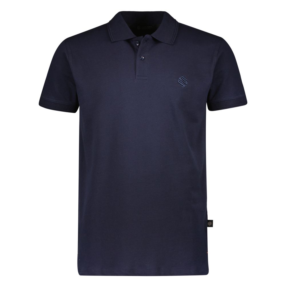 Gino Santi Heren Polo Pique Navy