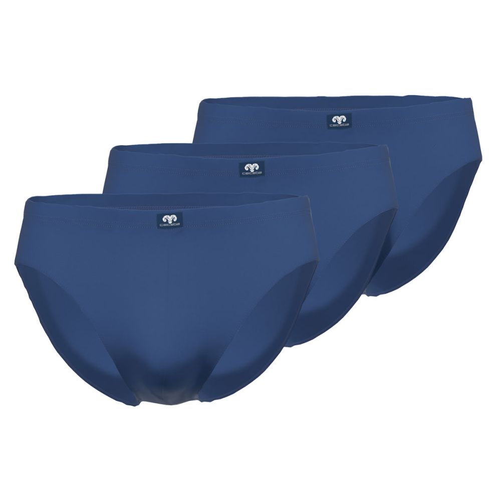 CeCeBa Heren Slips Daytona 3pack Midnight Blue
