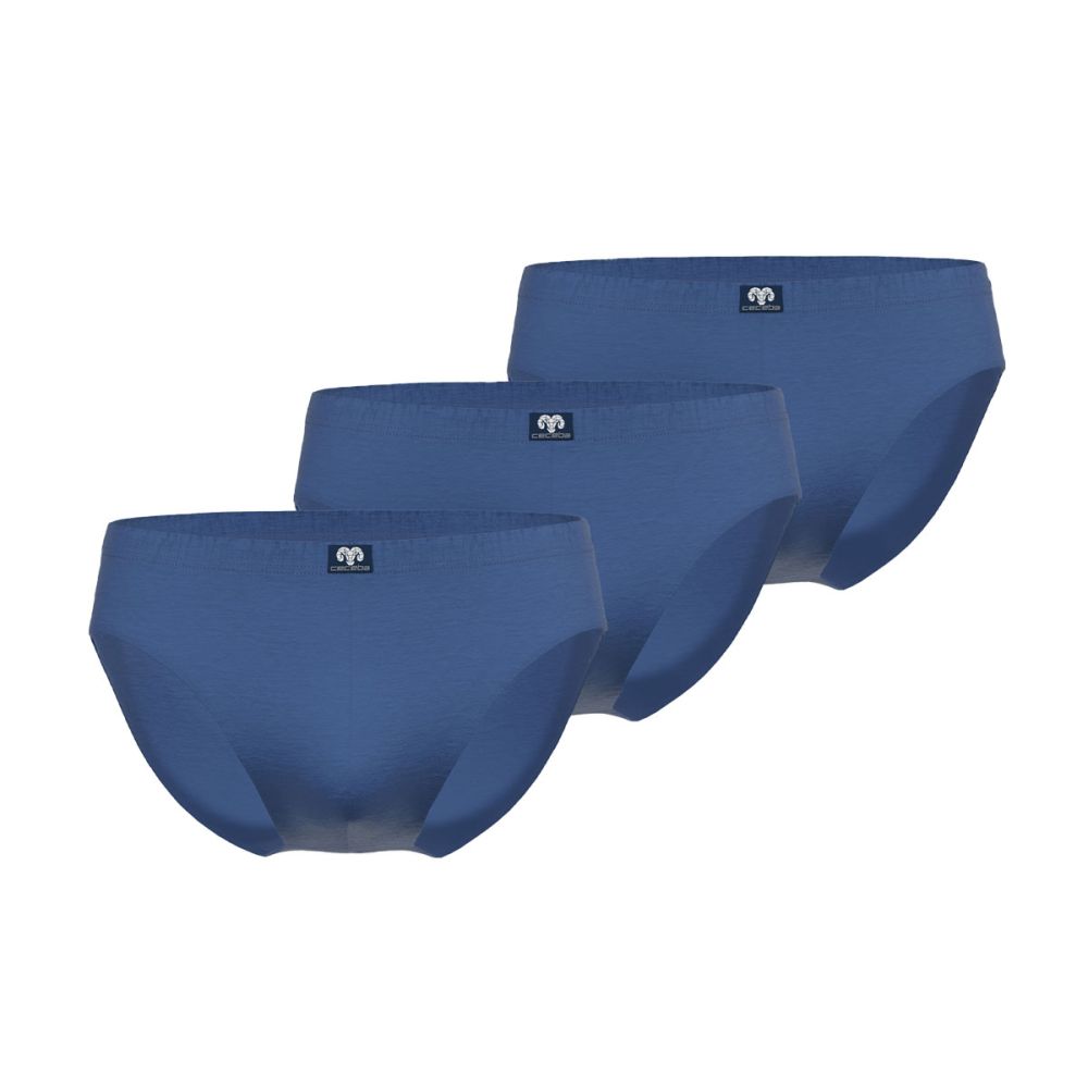 CeCeBa Heren Slip Konvex 3Pack Blauw