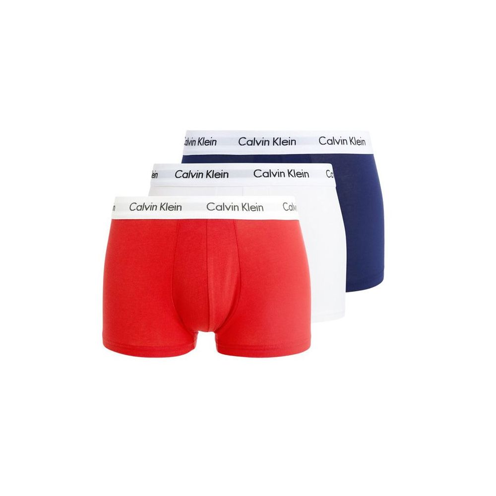 Calvin Klein Ondergoed Colors Red White Blue Low Rise Trunk 3pack