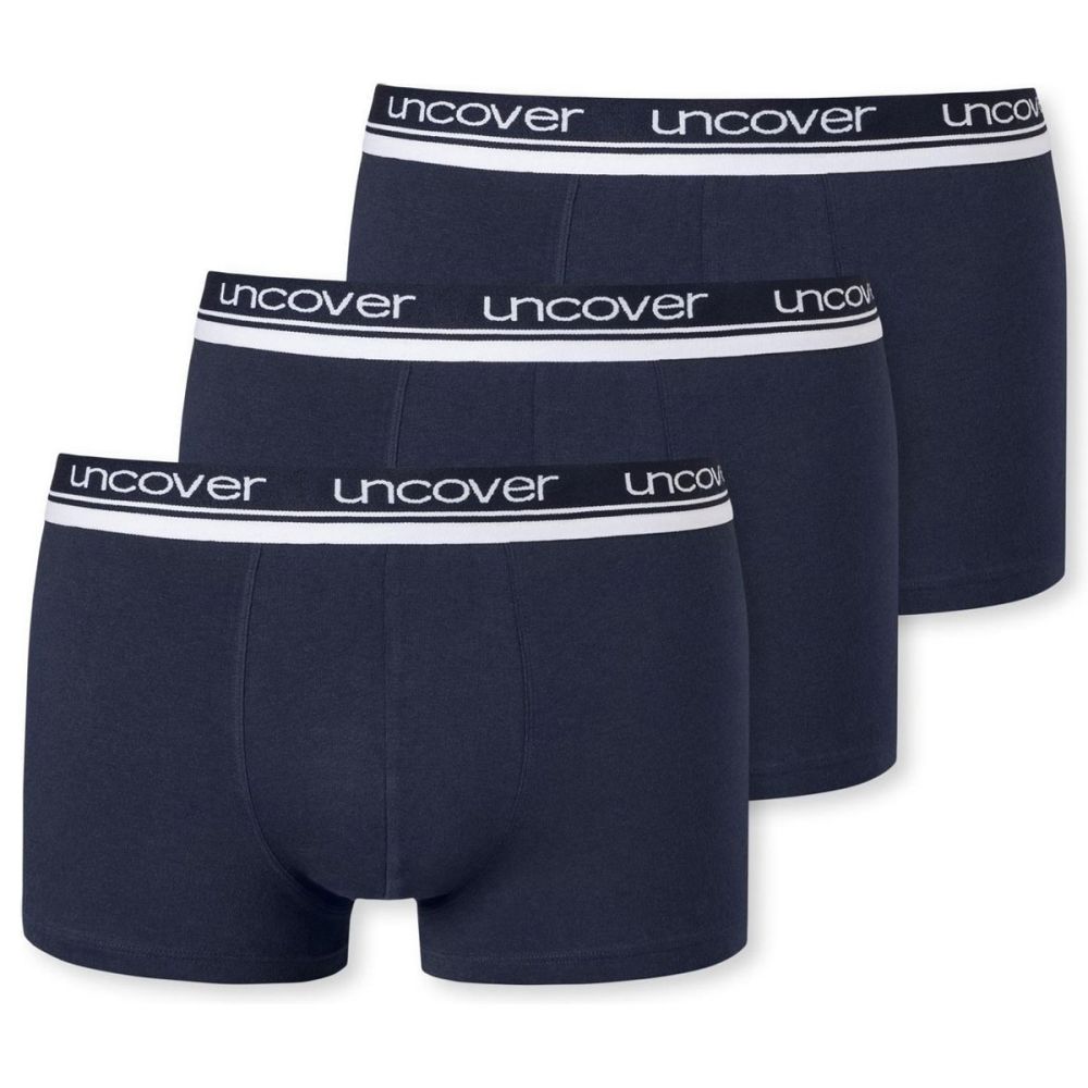 SCHIESSER Uncover Heren Boxershort 3Pack Navy