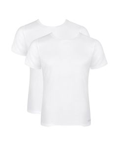 Sloggi Men GO ABC 2.0 T-shirt 2pack Wit