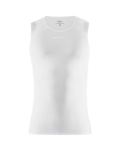 Craft Heren Thermo Mouwloos T-shirt PRO DRY Nanoweight Wit