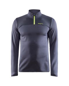 Craft Heren Thermo Fleece Shirt CORE Gain Midlayer Asphalt Antraciet