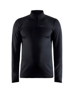 Craft Heren Thermo Fleece Shirt CORE Gain Midlayer Zwart