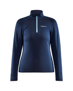 Craft Dames Thermo Fleece Shirt CORE Gain Midlayer Blaze Navy
