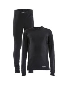 Craft Meisjes Thermo Set CORE DRY Junior Zwart
