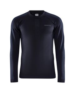 Craft Heren Thermo T-shirt Longsleeve ADV Warm Intensity Zwart