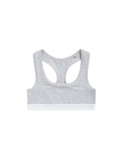 Ten Cate Meisjes Basics Racerback Top Grijs Melee