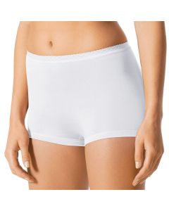 MEY Dames MEY Lights Panty Short Kant Wit 89206