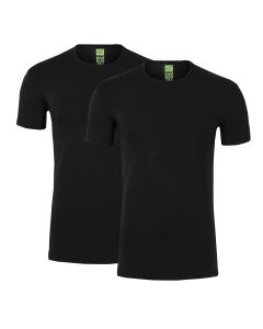 Alan Red T-Shirt Bamboo Bilbao Zwart