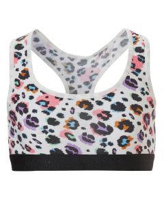 Ten Cate Meisjes Soft Top Leopard Off White