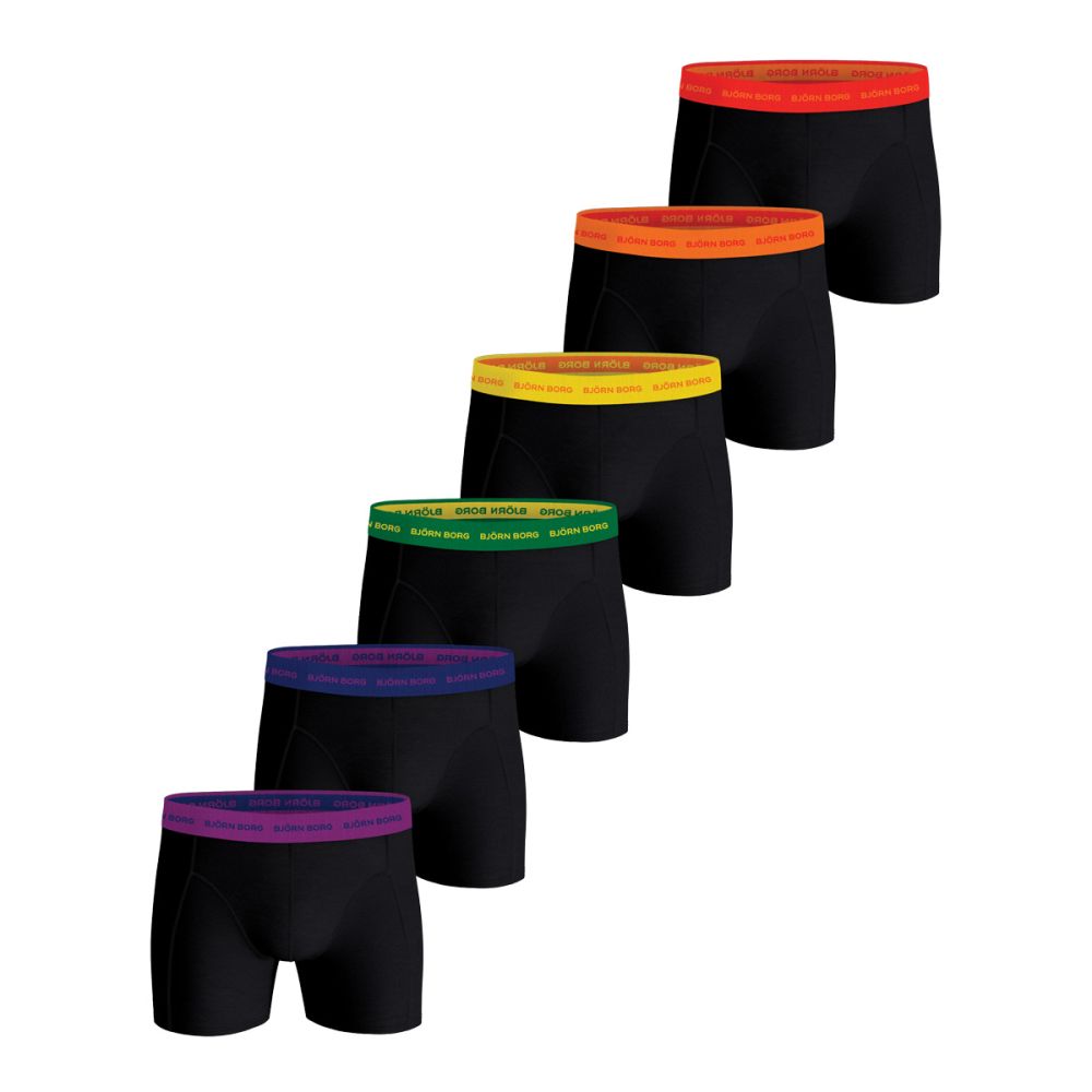 Bjorn Borg Heren Boxershorts Cotton Stretch 6pack MP001