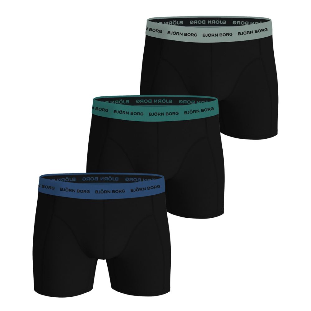 Bjorn Borg Heren Boxershorts Cotton Stretch 3pack Zwart