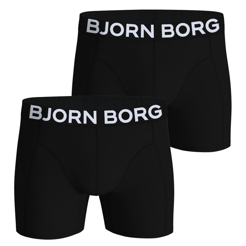 Bjorn Borg Heren Boxershorts Cotton Stretch 2pack Zwart