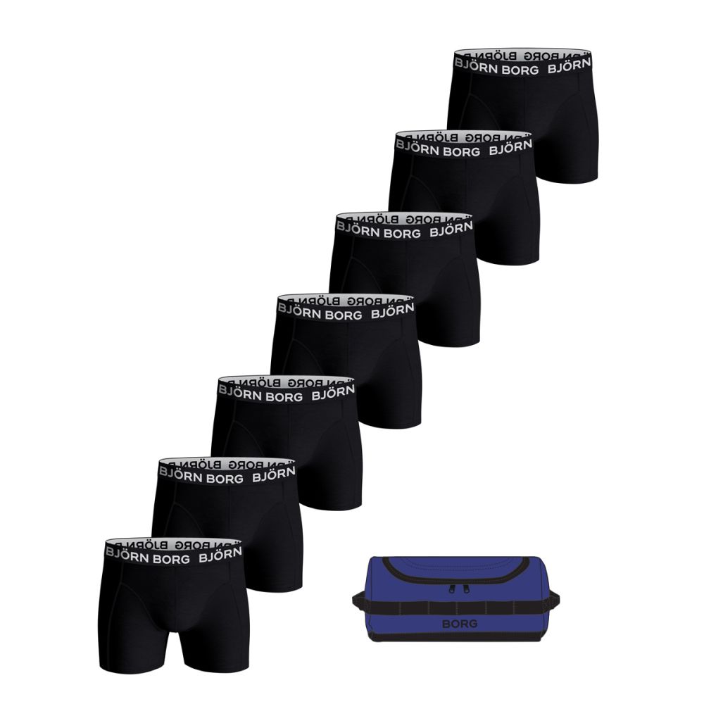 Bjorn Borg Heren Boxershort Cotton Stretch 7pack MP001 met WASZAK