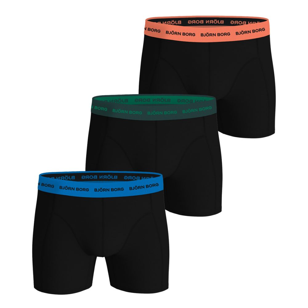 Bjorn Borg Heren Boxershorts Cotton Stretch 3pack Zwart