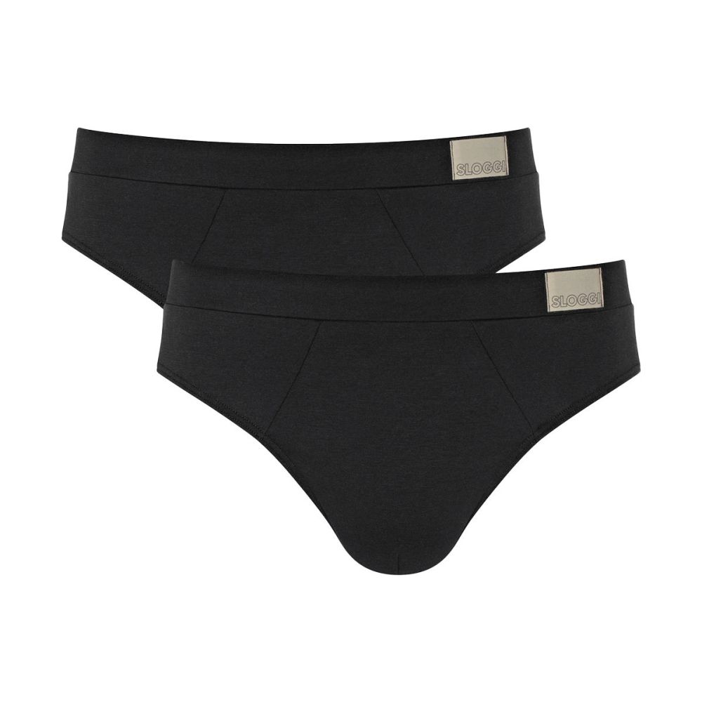 Sloggi Men GO Natural Brief C2P 2Pack Zwart