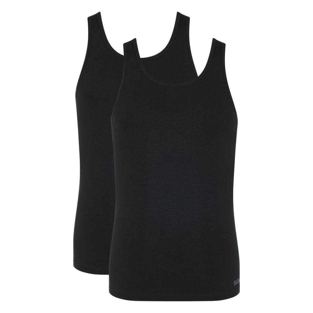Sloggi Men GO ABC 2.0 Tank Top 2pack Zwart