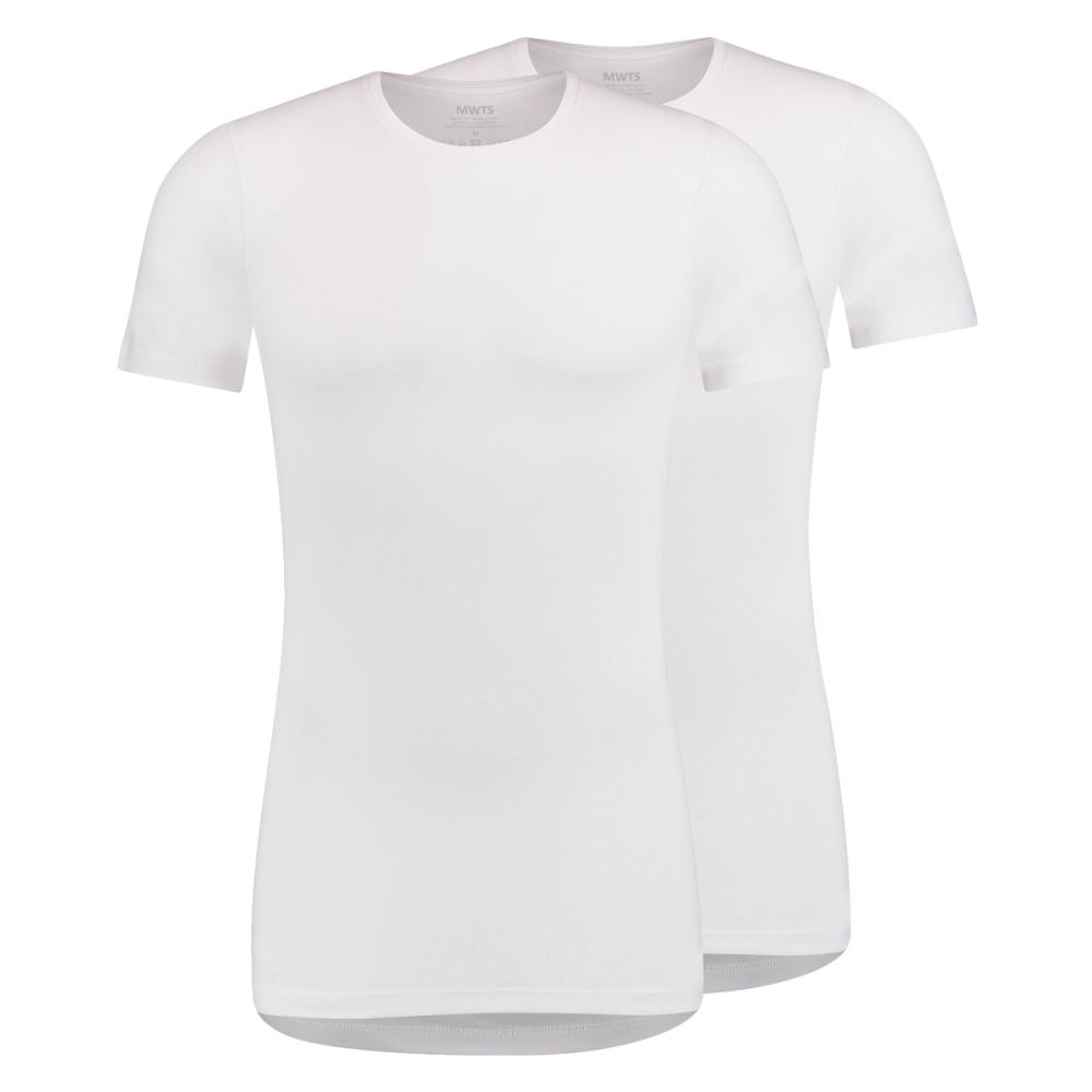 MWTS Heren T-shirt ronde hals Prominent 2-Pack