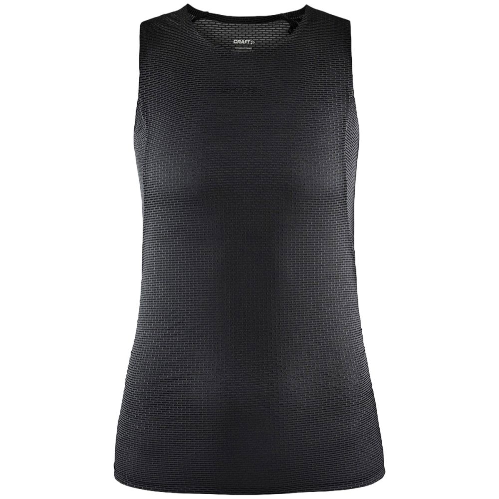 Craft Dames Thermo Mouwloos T-shirt PRO DRY Nanoweight Zwart