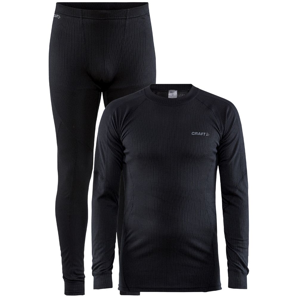 Craft Heren Thermo Set CORE DRY Zwart