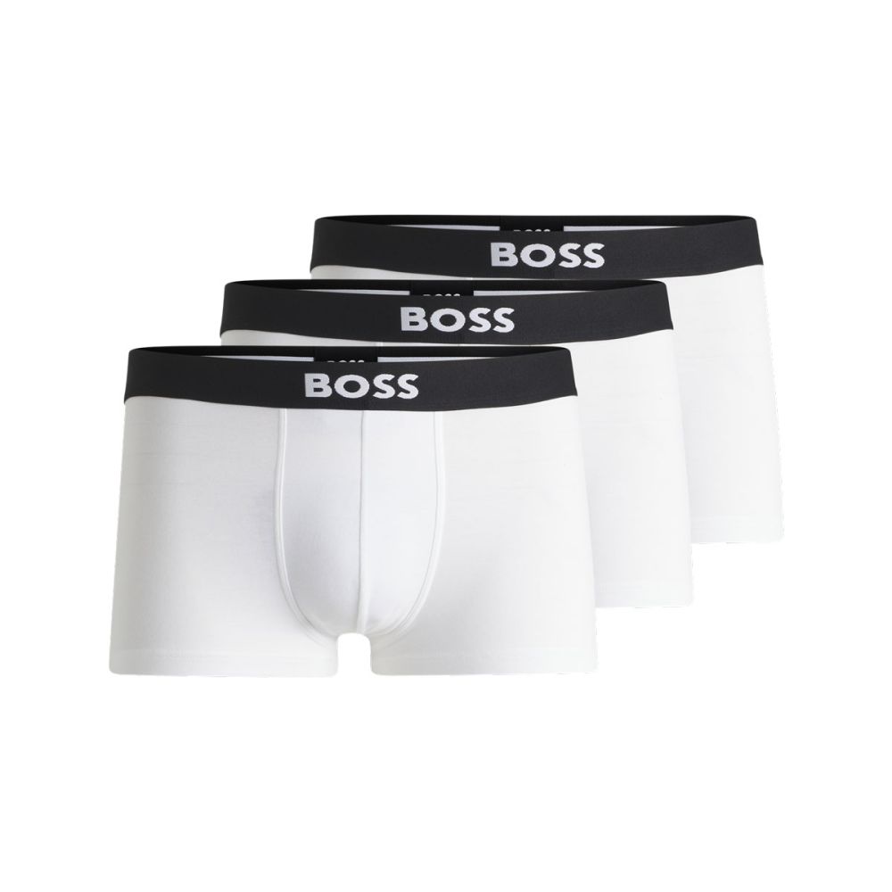 Hugo Boss Heren Trunk BOSS One 3Pack Wit
