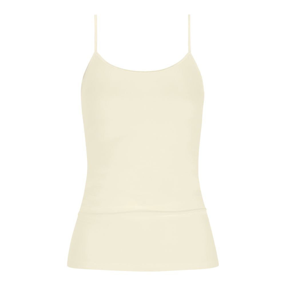 MEY Dames Emotion Top Spaghetti Hemd Champagne 55201