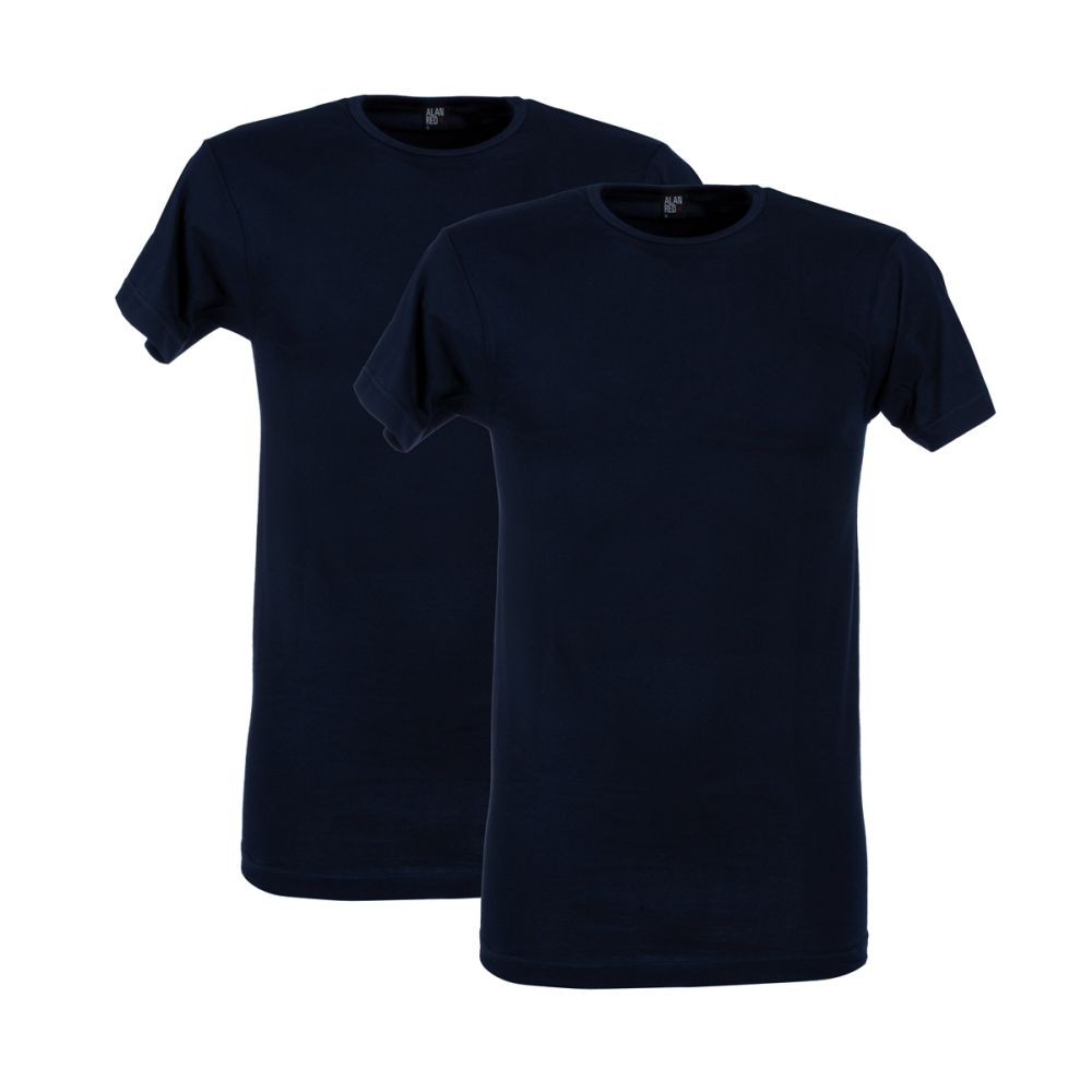 Alan Red T-Shirt Derby 2Pack Navy