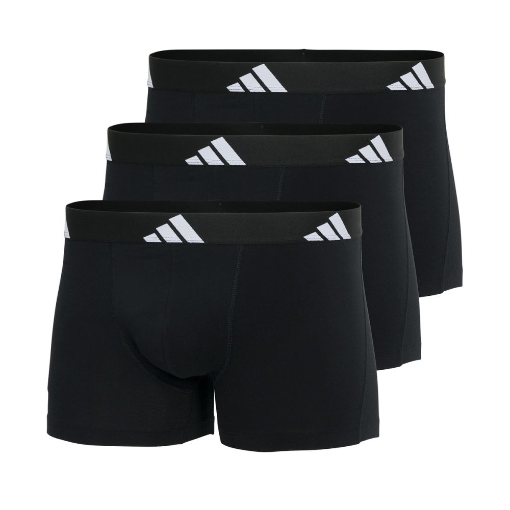 Adidas Heren Short Active Flex Cotton 3Pack Zwart