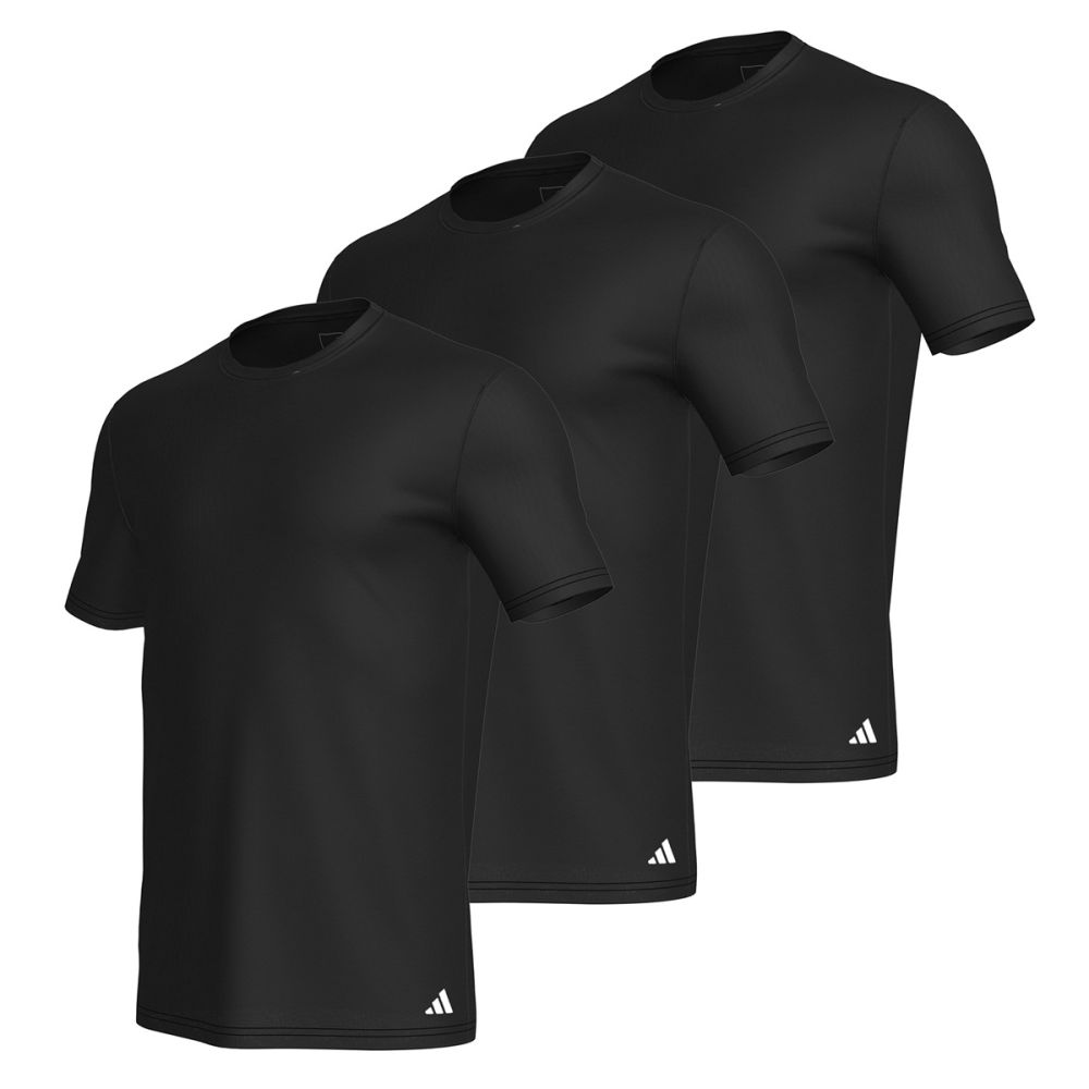 Adidas Heren T-Shirt Active Core 3pack Zwart