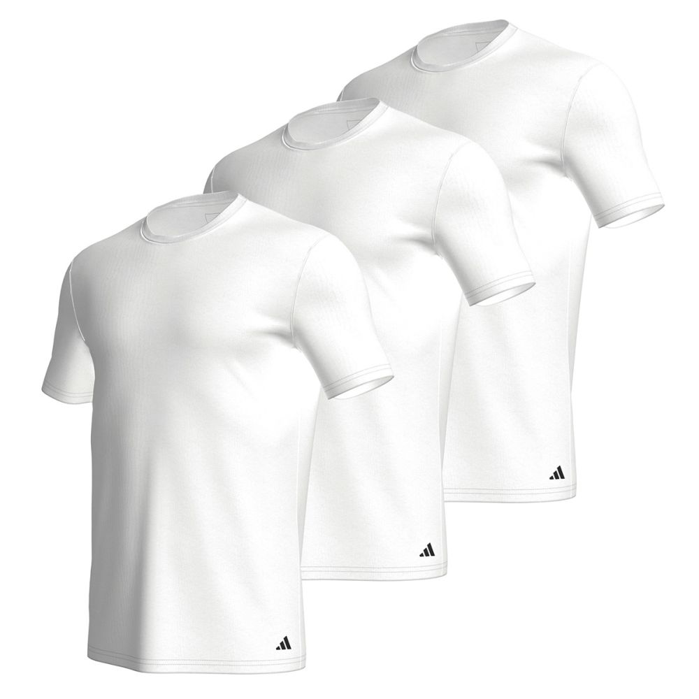 Adidas Heren T-Shirt Active Core 3pack Wit