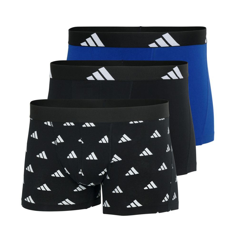 Adidas Heren Short Active Flex Cotton 3Pack Logo Mix
