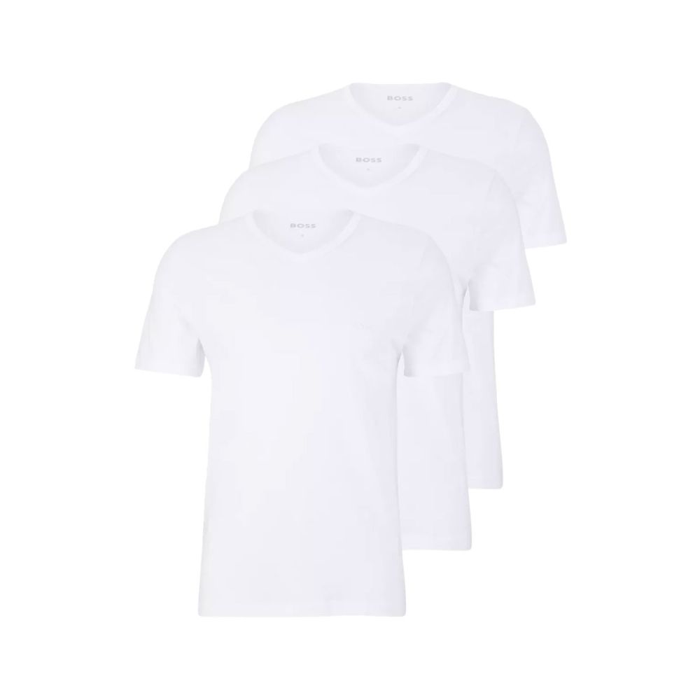 Hugo Boss T-Shirts V-neck Classic 3Pack Wit