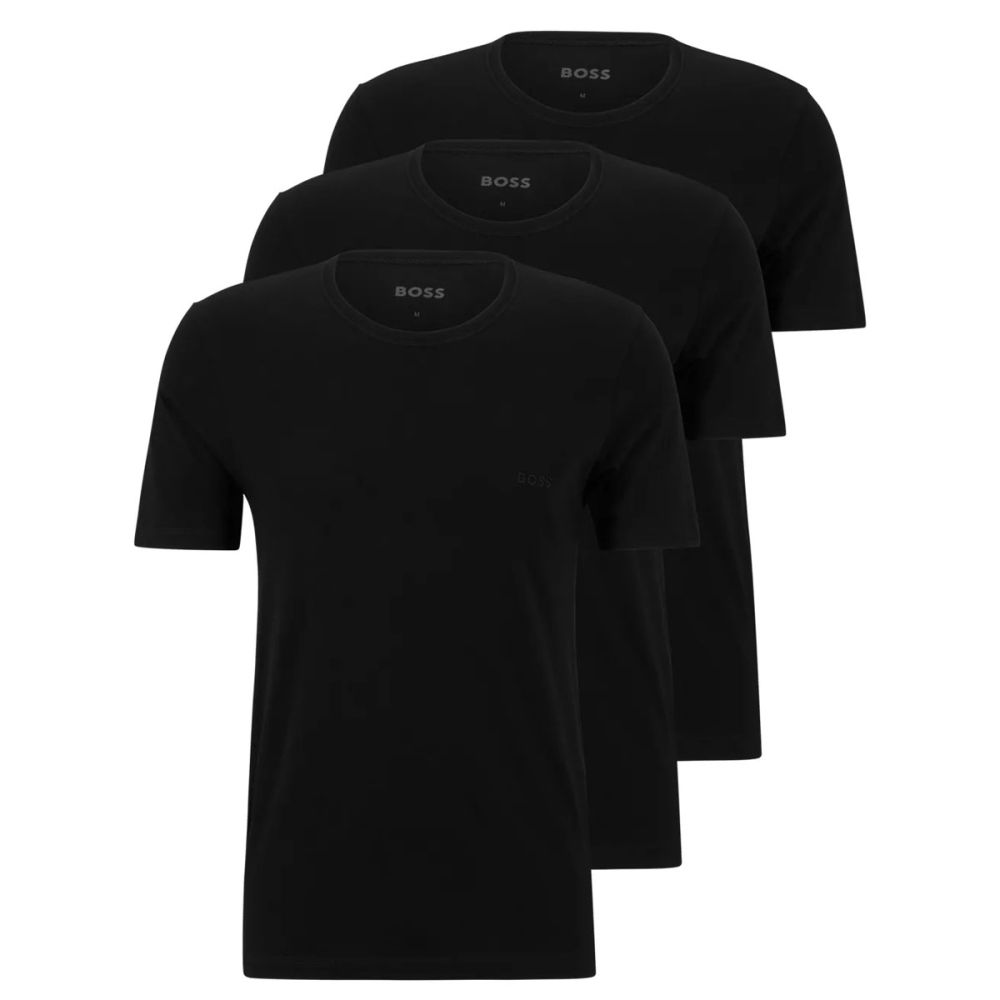 Hugo Boss T-Shirt Classic 3Pack Zwart