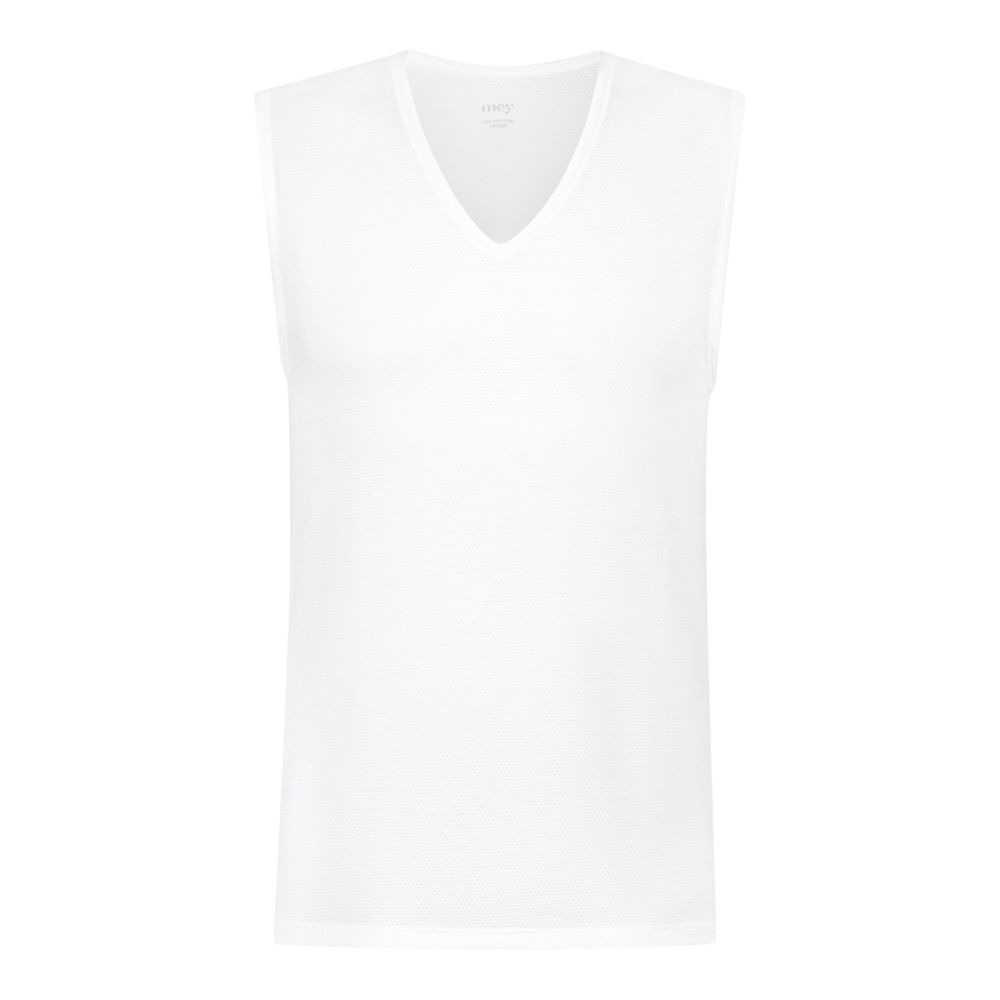 MEY Heren Tanktop Muskel Shirt Dry Cotton Breeze Wit 2110018