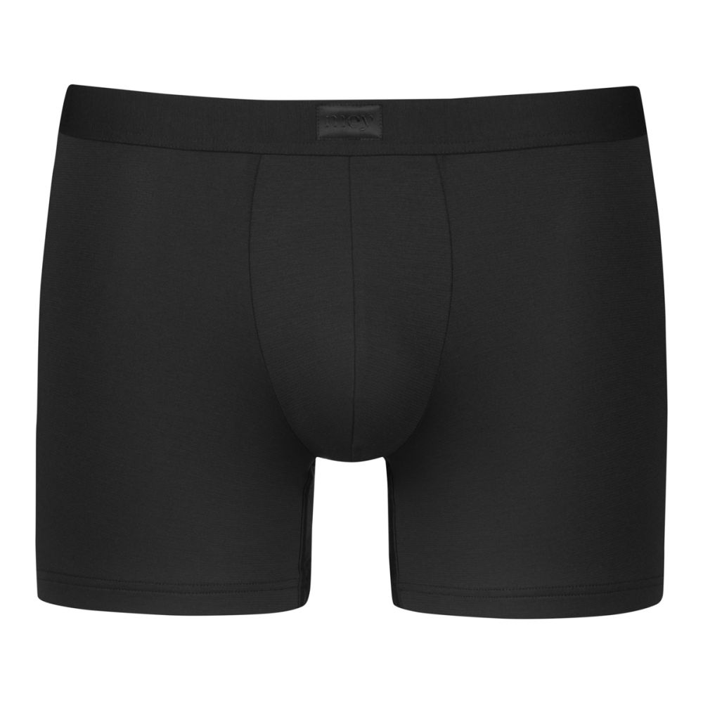 MEY Heren Trunk Long Shorty Iconic Modal Zwart 2120240