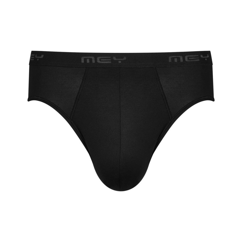 MEY Heren Software Slip Jazz-Pants Highleg Brief Zwart 42541 - Maat : S (4)- Kleur : Zwart