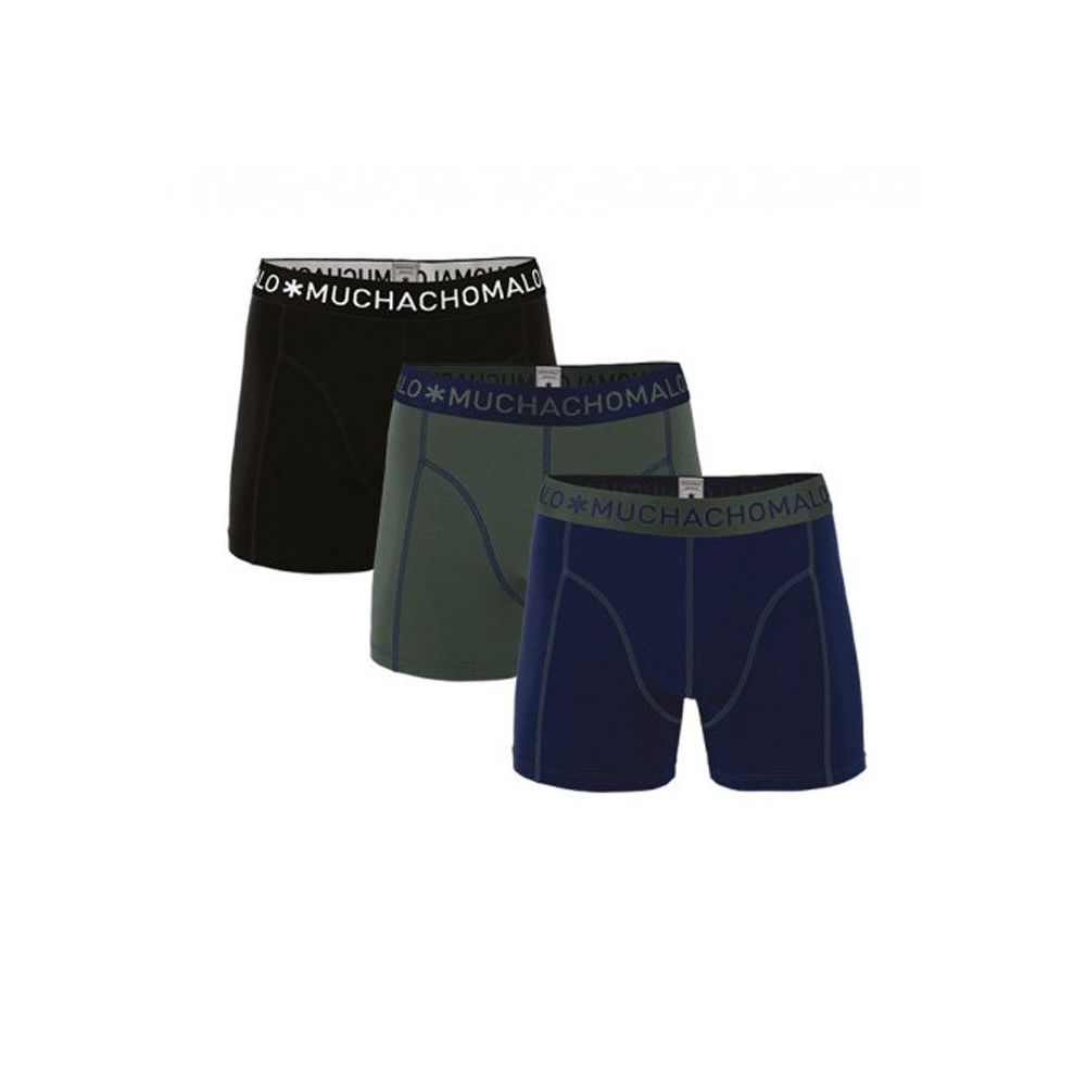 MuchachoMalo Deep Solid 186 3Pack Jongens Boxershorts
