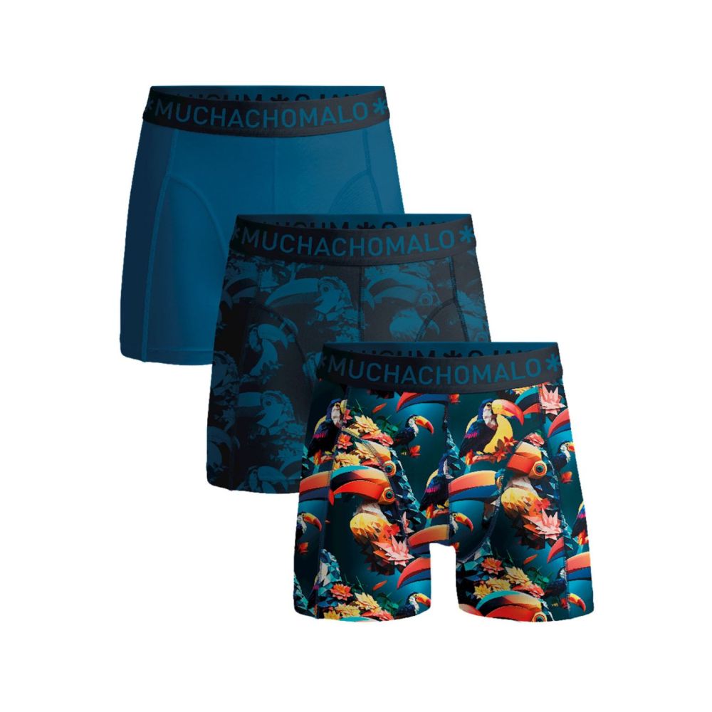 MuchachoMalo Heren Boxershorts 3Pack Toucan