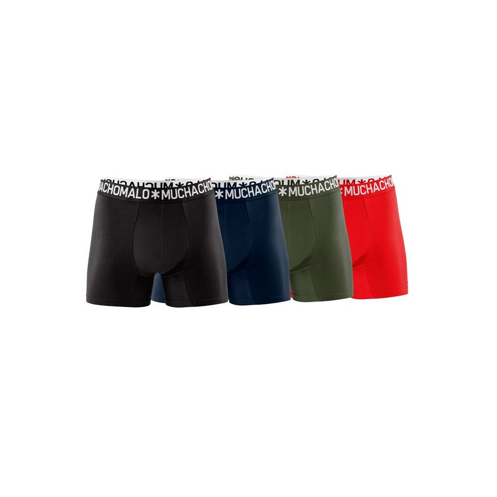 MuchachoMalo 4Pack COTTON SOLID Heren Boxershorts
