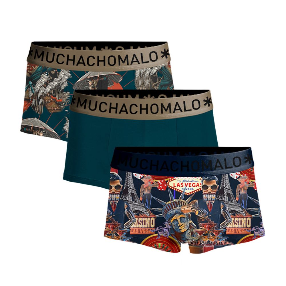 MuchachoMalo Las Vegas Japan 3Pack Heren Trunk shorts