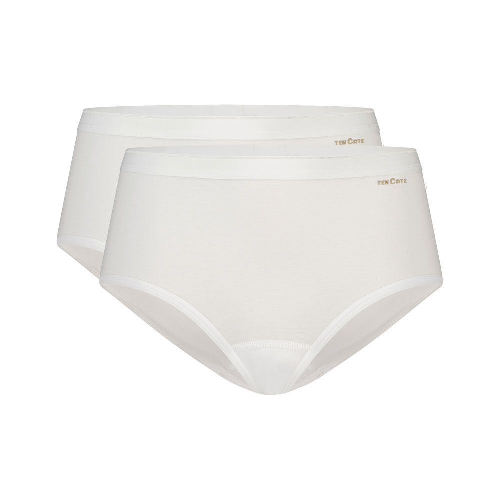 Ten Cate Dames Basics Midi 2Pack Wit
